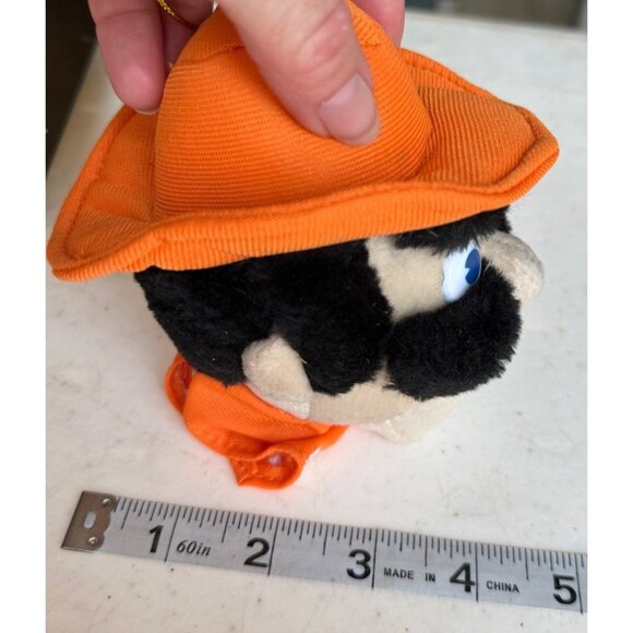 Set of 2 Oklahoma State Cowboys Pistol Pete Mini Plush Ornaments 6" Tall (READ) - Picture 6 of 10